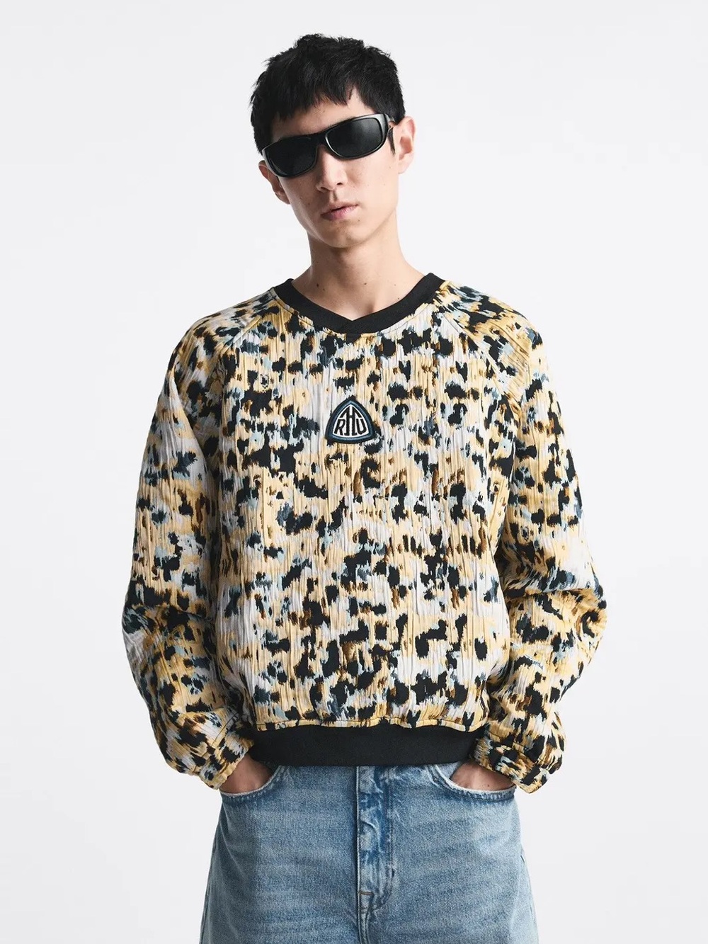 RHUDE x Zara  Animal Printed Sweatshirt Rhuigi Large